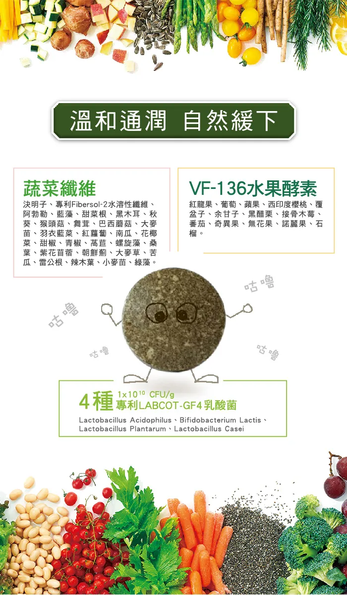 酷冷特選【台灣康田】通潤錠 60錠/瓶 介紹圖 3