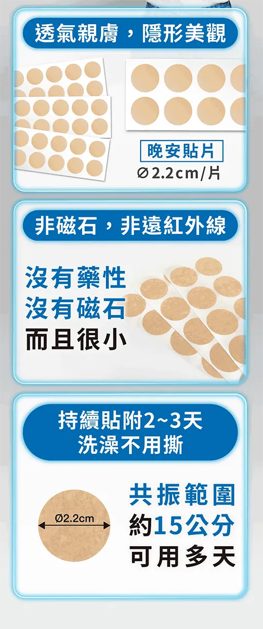 QBER 光量子晚安貼片 30入裝(Ø2.2cm) 介紹圖 13