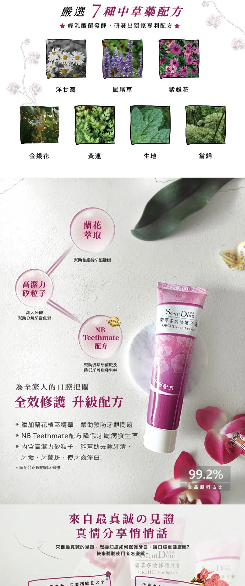 【蘭都ScentDom】多效修護牙膏 介紹圖 3