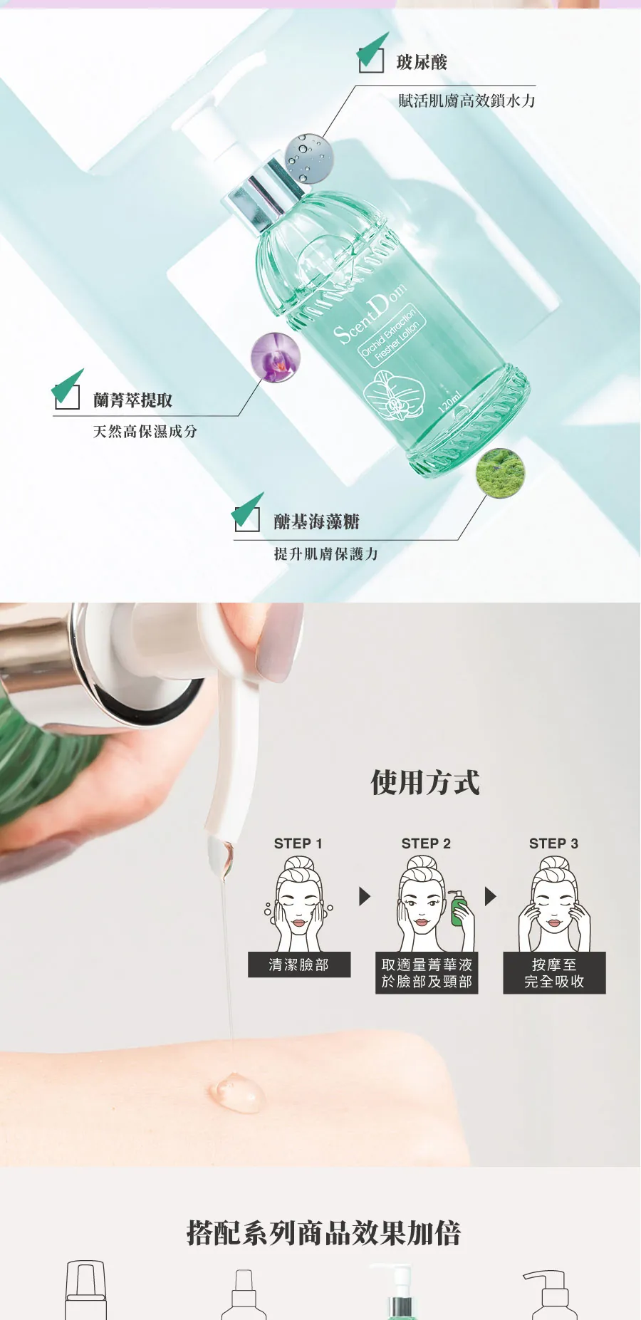 【蘭都ScentDom】蘭漾多醣極潤菁華液 介紹圖 3